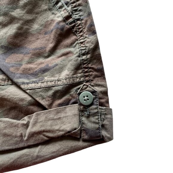 Sanctuary Squad Camo Shorts Cotton Blend Brown Green Size‎ 27 - Picture 5 of 10